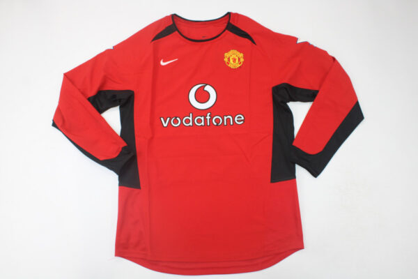 Machester United Fc Local / Fan version / Manga larga / Retro 03-04