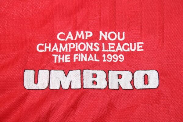 Machester United Fc Local / Fan version / Manga larga / Final Ucl / Retro 99-00 - Imagen 3