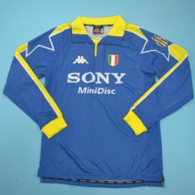 Juventus Fc Visitante / Fan version / Manga Larga / Retro 97-98