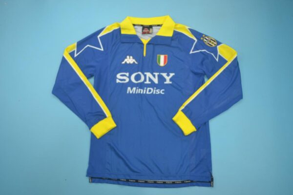 Juventus Fc Visitante / Fan version / Manga Larga / Retro 97-98