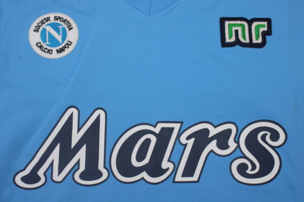 SSC Napoli Local / Fan version / Manga Larga / Retro 88-89 - Imagen 4