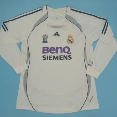 Real Madrid Local / Fan version / Manga Larga / Retro 06-07