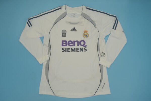 Real Madrid Local / Fan version / Manga Larga / Retro 06-07