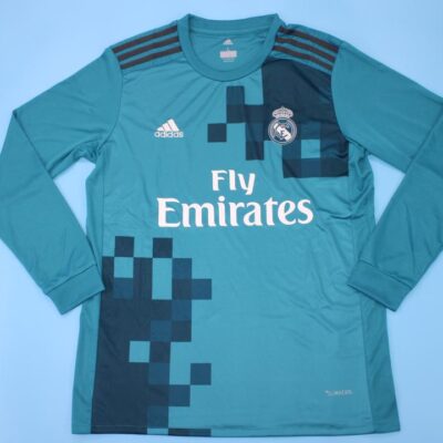 Real Madrid Tercera equipacion / Fan version / Manga Larga / Retro 17-18