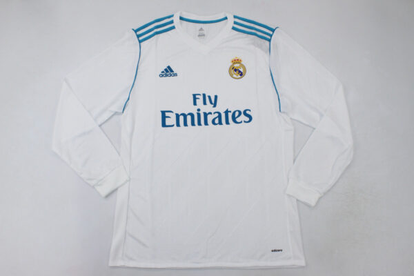 Real Madrid Local / Player version / Manga Larga / Retro 17-18