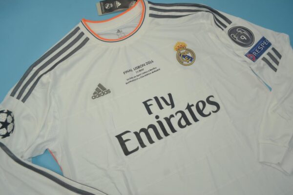 Real Madrid Local / Fan version / Manga Larga / Final Ucl / Retro 13-14 - Imagen 2