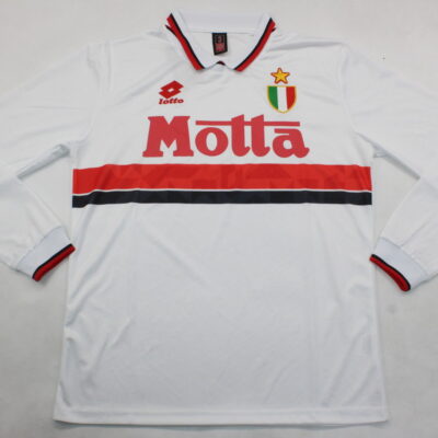 AC Milan Visitante / Fan version / Manga Larga / Retro 93-94