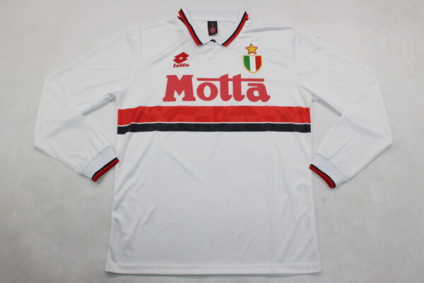 AC Milan Visitante / Fan version / Manga Larga / Retro 93-94