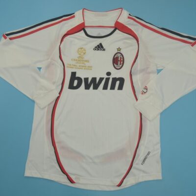 AC Milan Visitante / Fan version / Manga Larga / Final Ucl / Retro 06-07