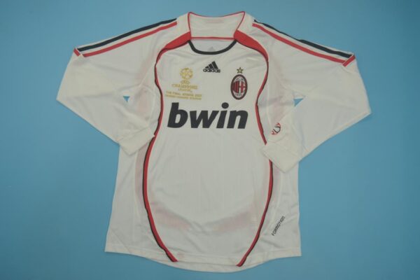 AC Milan Visitante / Fan version / Manga Larga / Final Ucl / Retro 06-07