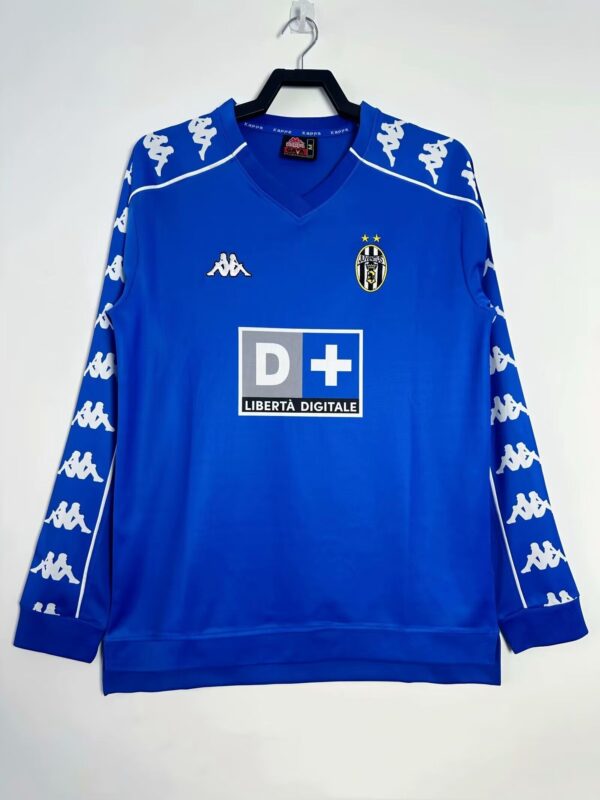 Juventus Fc Visitante / Fan version / Manga Larga / Retro 99-00