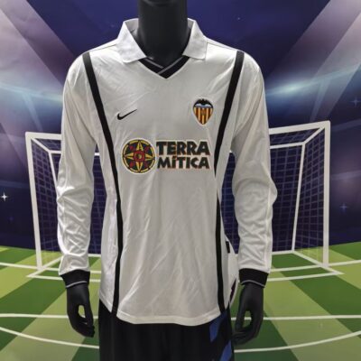 Valencia CF Local / Fan version / Manga Larga / Retro 00-01