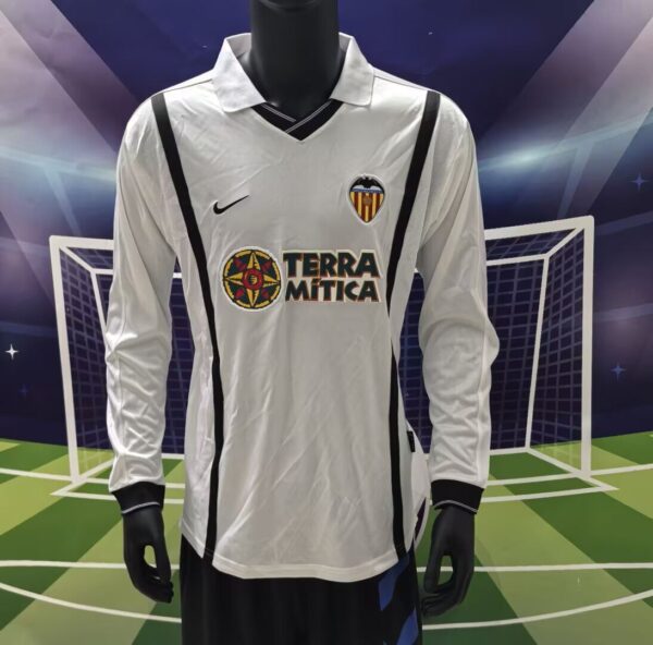 Valencia CF Local / Fan version / Manga Larga / Retro 00-01