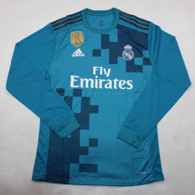 Real Madrid Tercera equipacion / Player version / Manga Larga / Retro 17-18