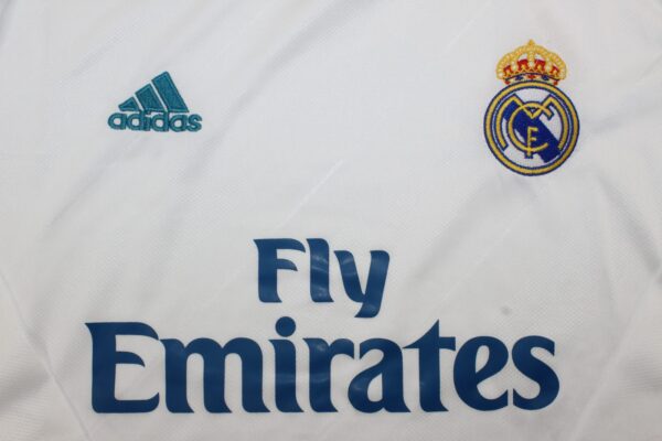 Real Madrid Local / Kid version / Fan version / Manga Larga / Retro 17-18 - Imagen 3