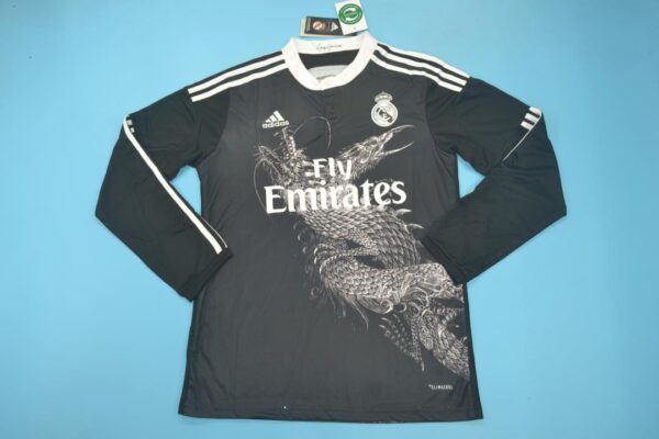 Real Madrid Tercera equipacion / Fan version / Manga Larga / Retro 14-15