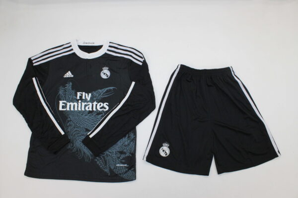 Real Madrid Tercera equipacion / Kid version / Fan version / Manga Larga / Retro 14-15