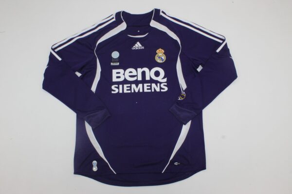 Real Madrid Tercera equipacion / Fan version / Manga Larga / Retro 06-07