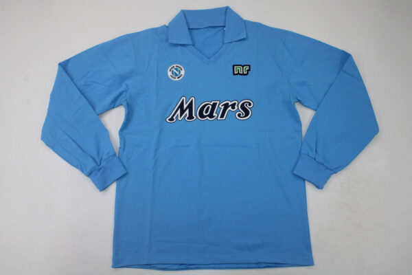 SSC Napoli Local / Fan version / Manga Larga / Retro 88-89