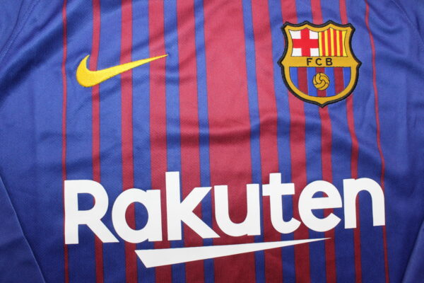FC Barcelona Local / Fan version / Manga Larga / Retro 17-18 - Imagen 3