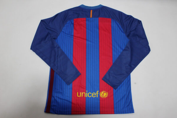 FC Barcelona Local / Fan version / Manga Larga / Retro 16-17 - Imagen 4