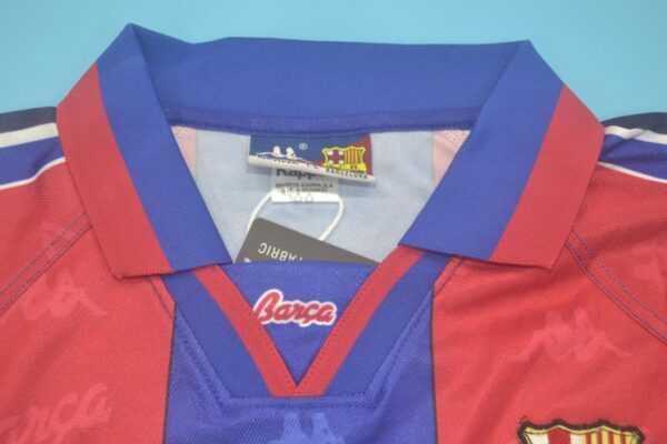 FC Barcelona Local / Fan version / Manga Larga / Retro 96-97 - Imagen 2