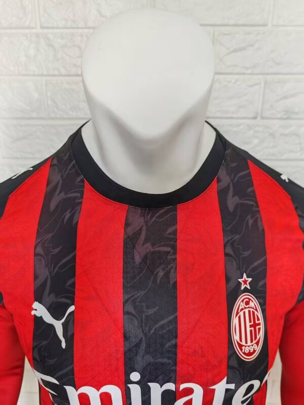 AC Milan Local / Player version / Manga Larga - Imagen 2