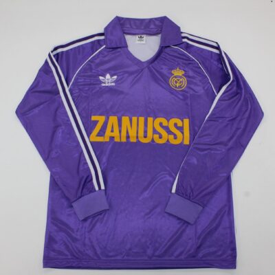 Real Madrid Visitante / Fan version / Manga Larga / Retro 84-85