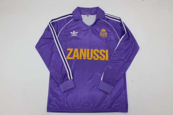 Real Madrid Visitante / Fan version / Manga Larga / Retro 84-85