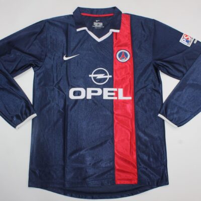 Paris Saint-Germain Fc Local / Fan version / Manga Larga / Retro 01-02