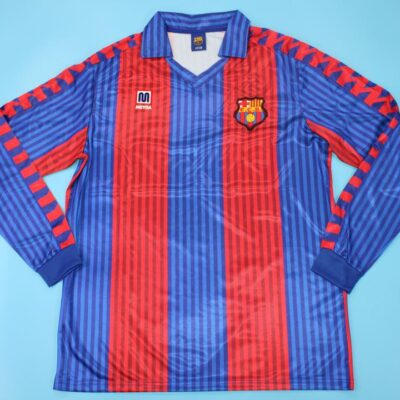 FC Barcelona Local / Fan version / Manga Larga / Retro 91-92