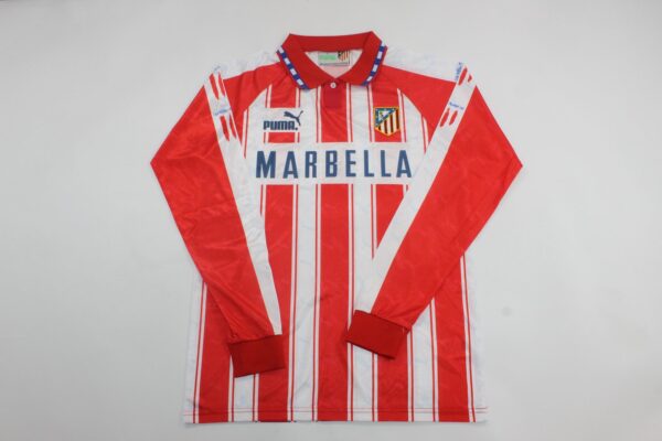 Club Atletico de Madrid Local / Fan version / Manga Larga / Retro 94-95