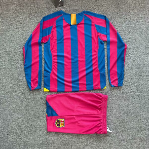 FC Barcelona Local / Kid version / Fan version / Manga larga / Retro 05-06 - Imagen 2