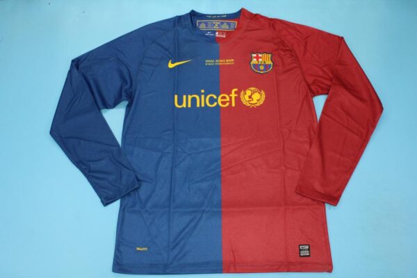 FC Barcelona Local / Fan version / Manga Larga / Final Ucl / Retro 08-09