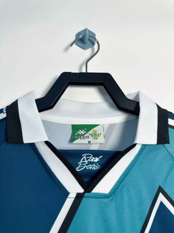 Real Betis Balompie Visitante / Fan version / Manga Larga / Retro 95-97 - Imagen 3