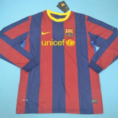 FC Barcelona Local / Fan version / Manga Larga / Retro 10-11