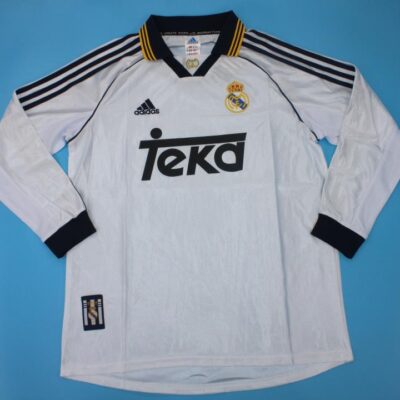 Real Madrid Local / Fan version / Manga Larga / Retro 98-99