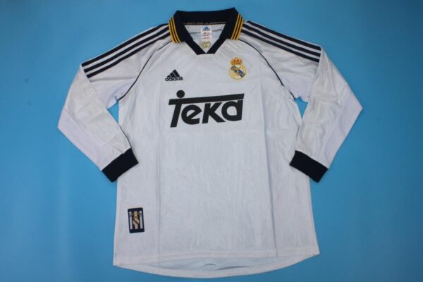 Real Madrid Local / Fan version / Manga Larga / Retro 98-99