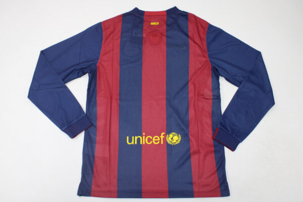 FC Barcelona Local / Fan version / Manga Larga / Retro 14-15 - Imagen 4