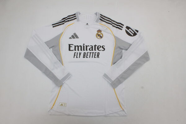 Real Madrid Local / Player Version / Manga larga