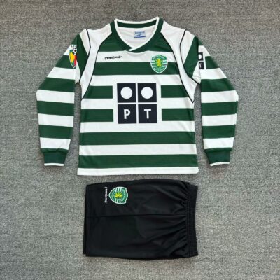 Sporting CP Local / Kid version / Fan version / Manga Larga / Retro 02-03