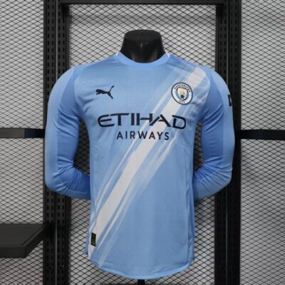 Manchester city fc Local / Player version / Manga larga