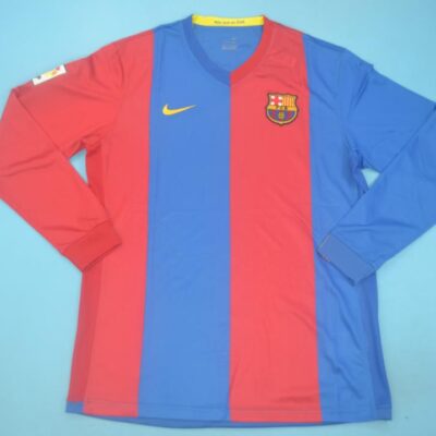 FC Barcelona Local / Fan version / Manga Larga / Retro 06-07