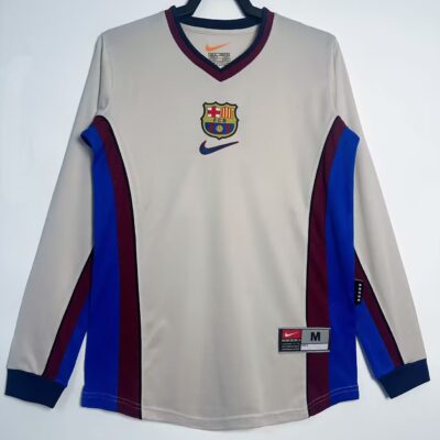 FC Barcelona Visitante / Fan version / Manga Larga / Retro 99-00
