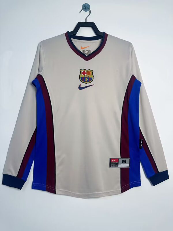 FC Barcelona Visitante / Fan version / Manga Larga / Retro 99-00