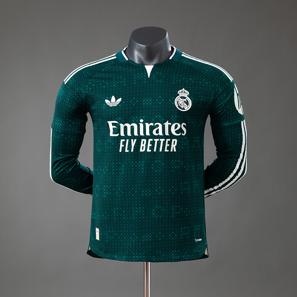 Camiseta Real Madrid Visitante / Player Version / Manga larga / 26-27