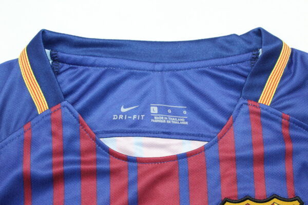 FC Barcelona Local / Fan version / Manga Larga / Retro 17-18 - Imagen 2