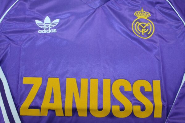 Real Madrid Visitante / Fan version / Manga Larga / Retro 84-85 - Imagen 2