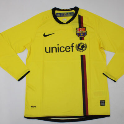 FC Barcelona Visitante / Fan version / Manga Larga / Retro 08-09