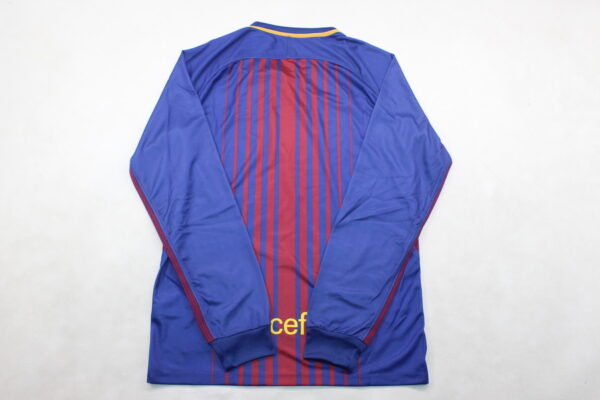 FC Barcelona Local / Fan version / Manga Larga / Retro 17-18 - Imagen 4